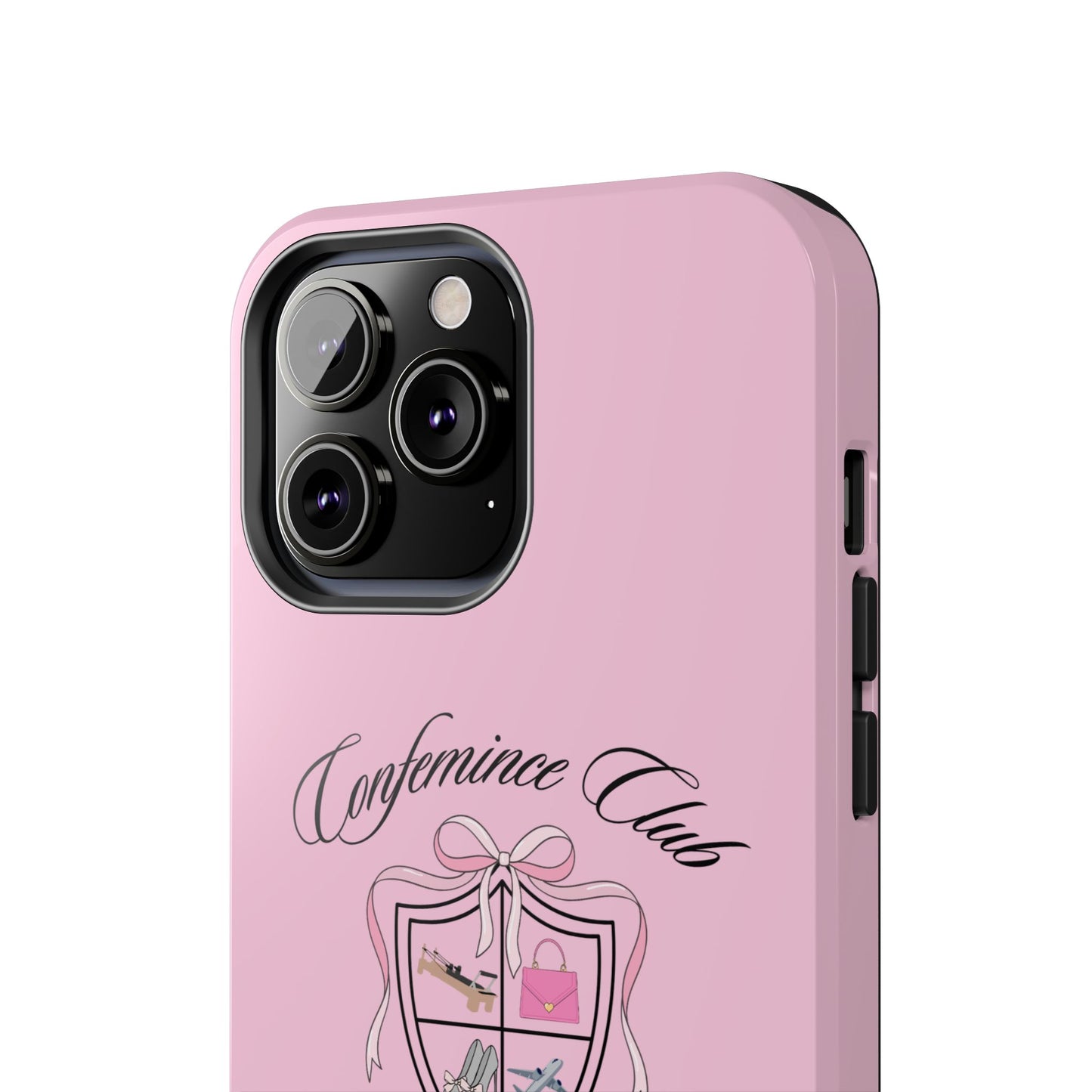 'CONFEMINCE CLUB' Confident + Feminine High Value Woman Quote Phone Case
