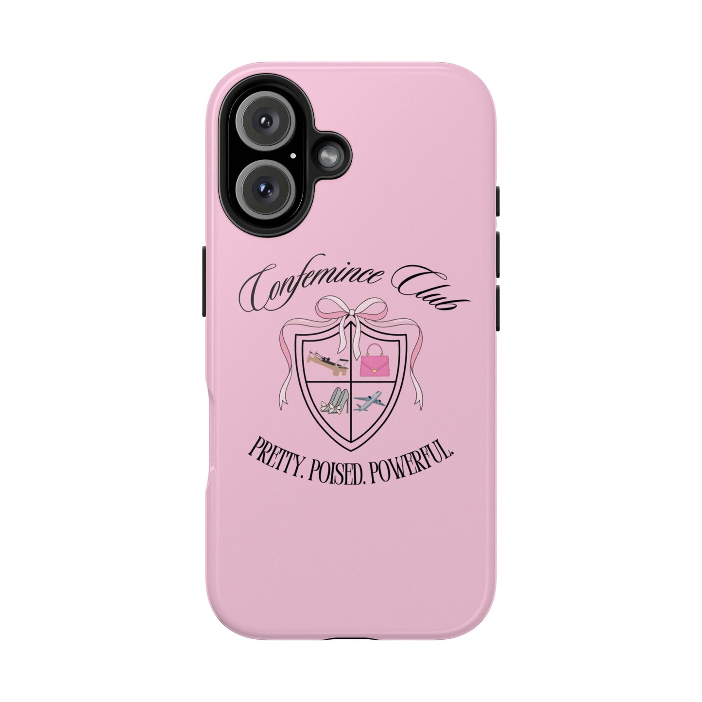 'CONFEMINCE CLUB' Confident + Feminine High Value Woman Quote Phone Case