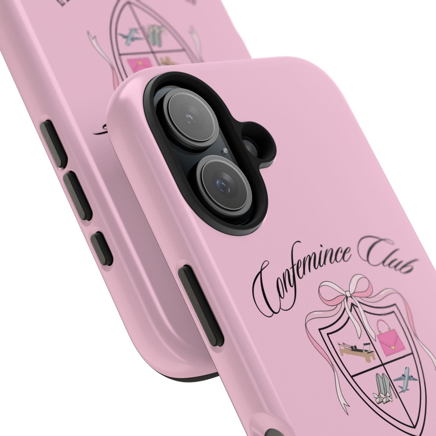 'CONFEMINCE CLUB' Confident + Feminine High Value Woman Quote Phone Case