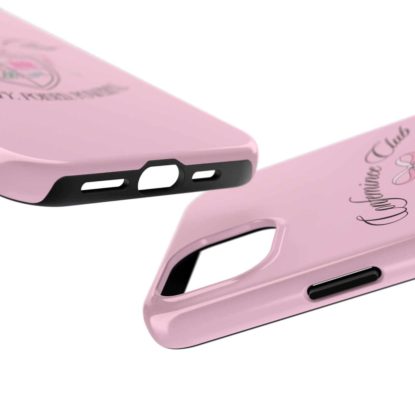'CONFEMINCE CLUB' Confident + Feminine High Value Woman Quote Phone Case