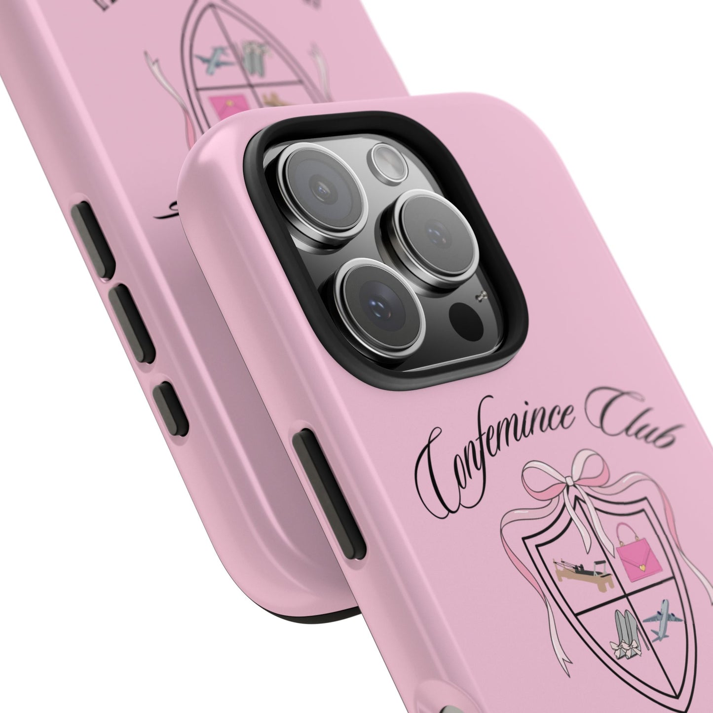'CONFEMINCE CLUB' Confident + Feminine High Value Woman Quote Phone Case