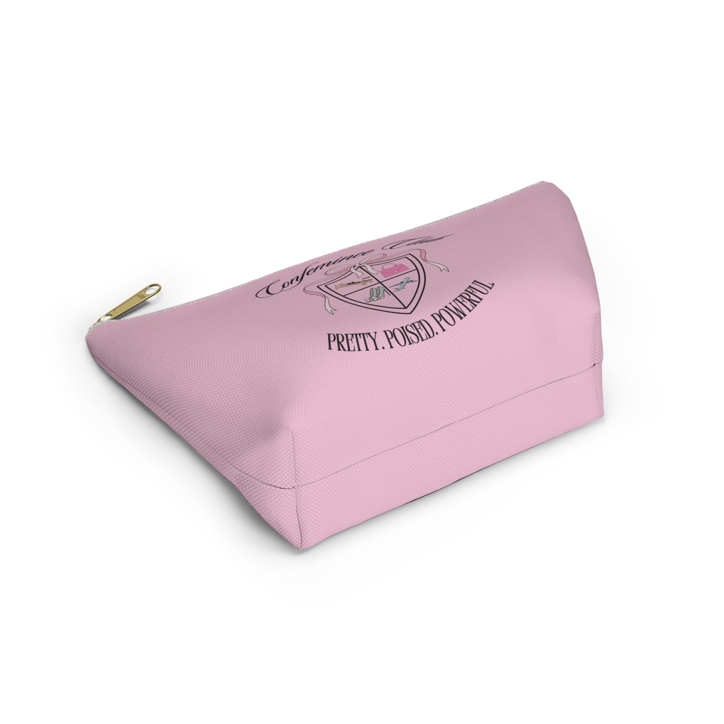 'Confemince Club' Accessory Travel Pouch With Bottom