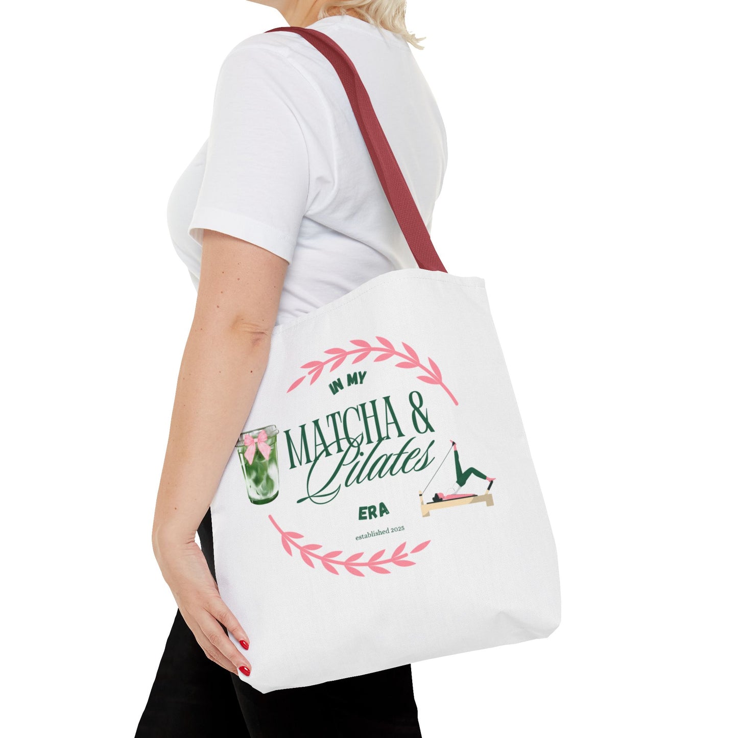 'IN MY MATCHA + PILATES ERA' Tote Bag