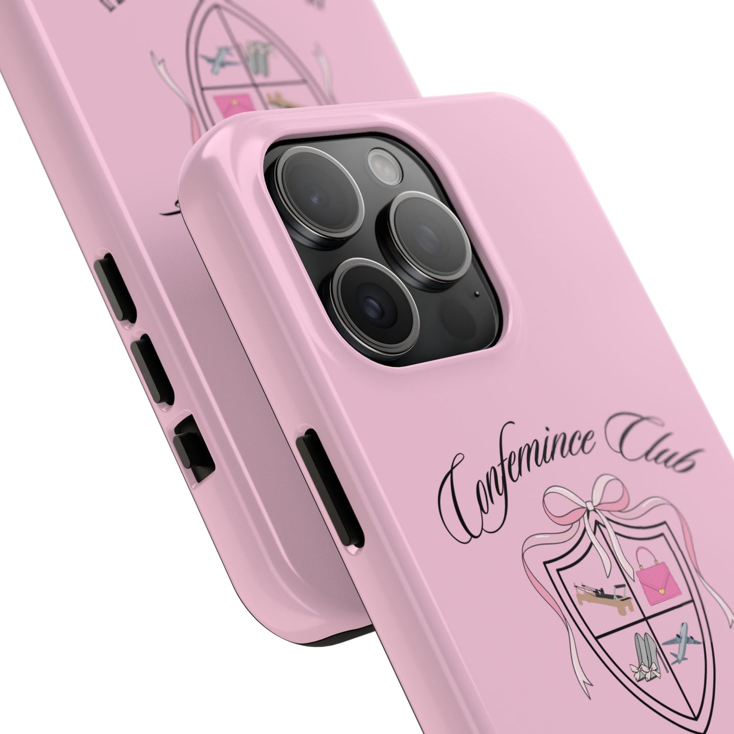 'CONFEMINCE CLUB' Confident + Feminine High Value Woman Quote Phone Case