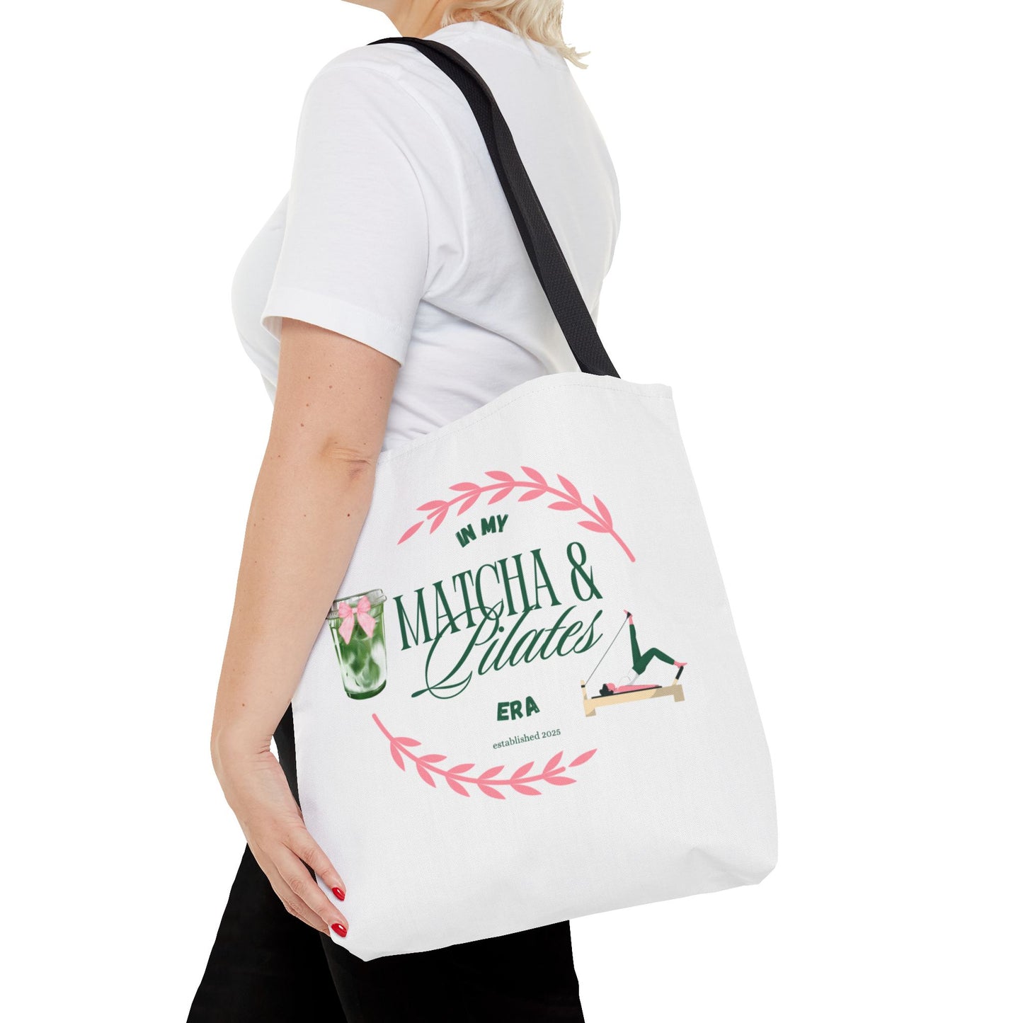 'IN MY MATCHA + PILATES ERA' Tote Bag