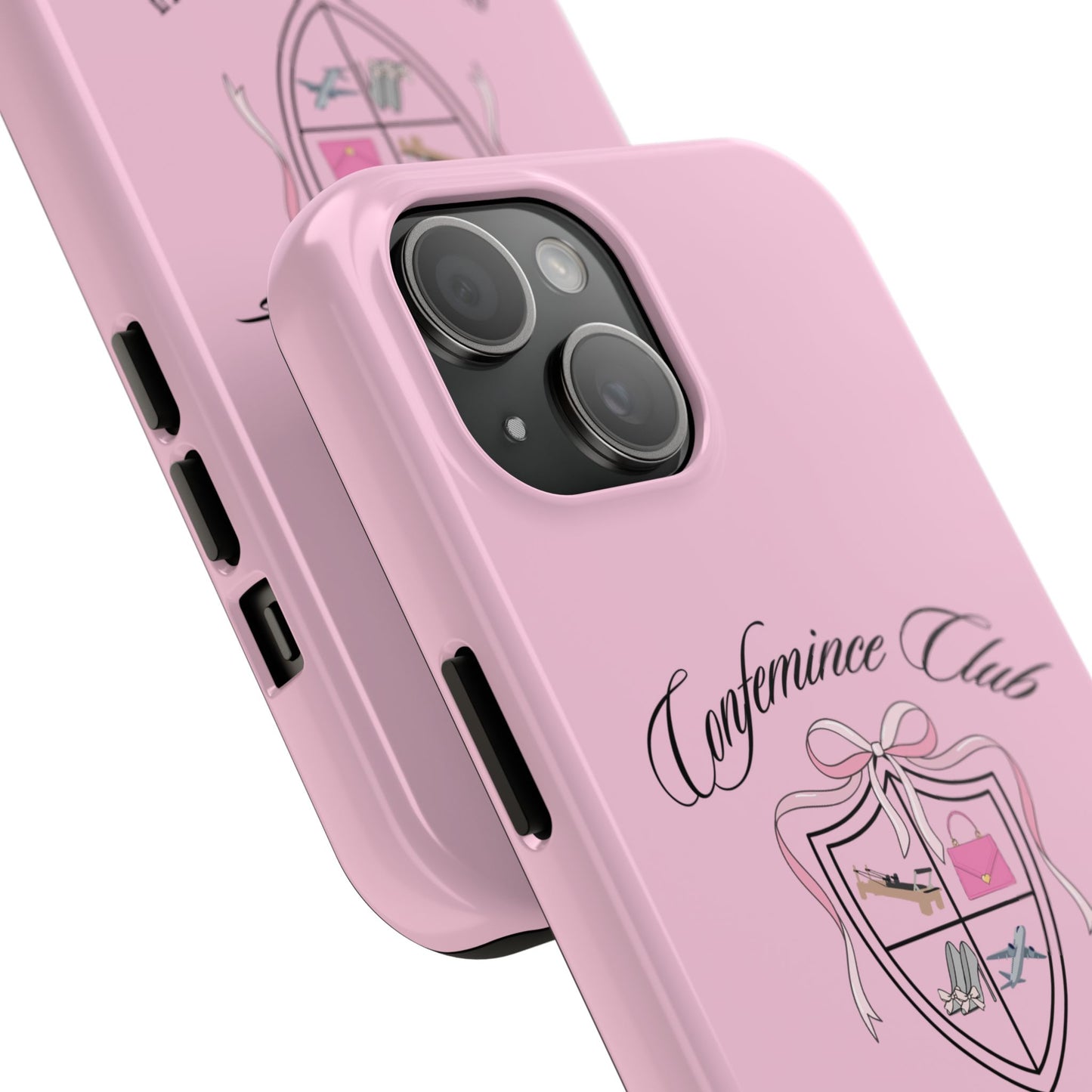 'CONFEMINCE CLUB' Confident + Feminine High Value Woman Quote Phone Case