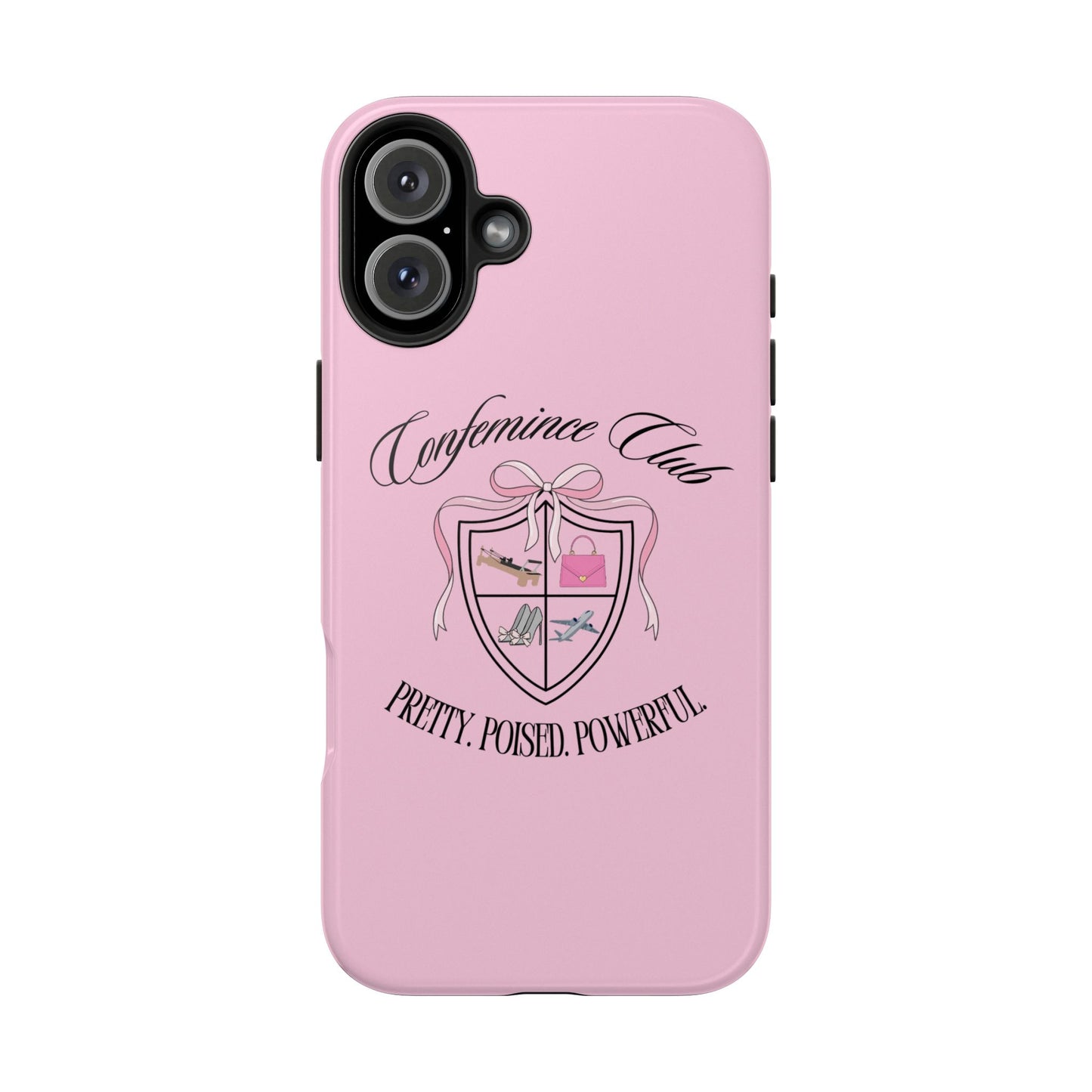 'CONFEMINCE CLUB' Confident + Feminine High Value Woman Quote Phone Case