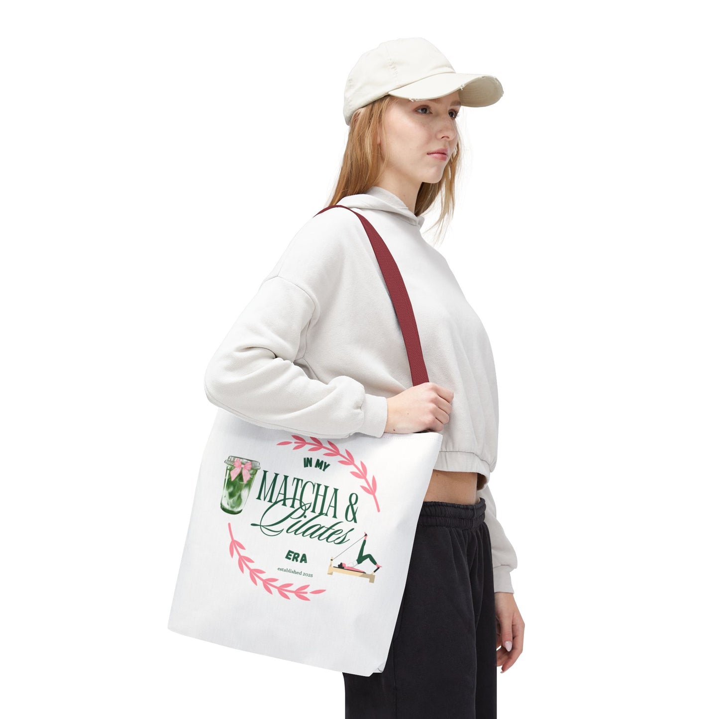 'IN MY MATCHA + PILATES ERA' Tote Bag