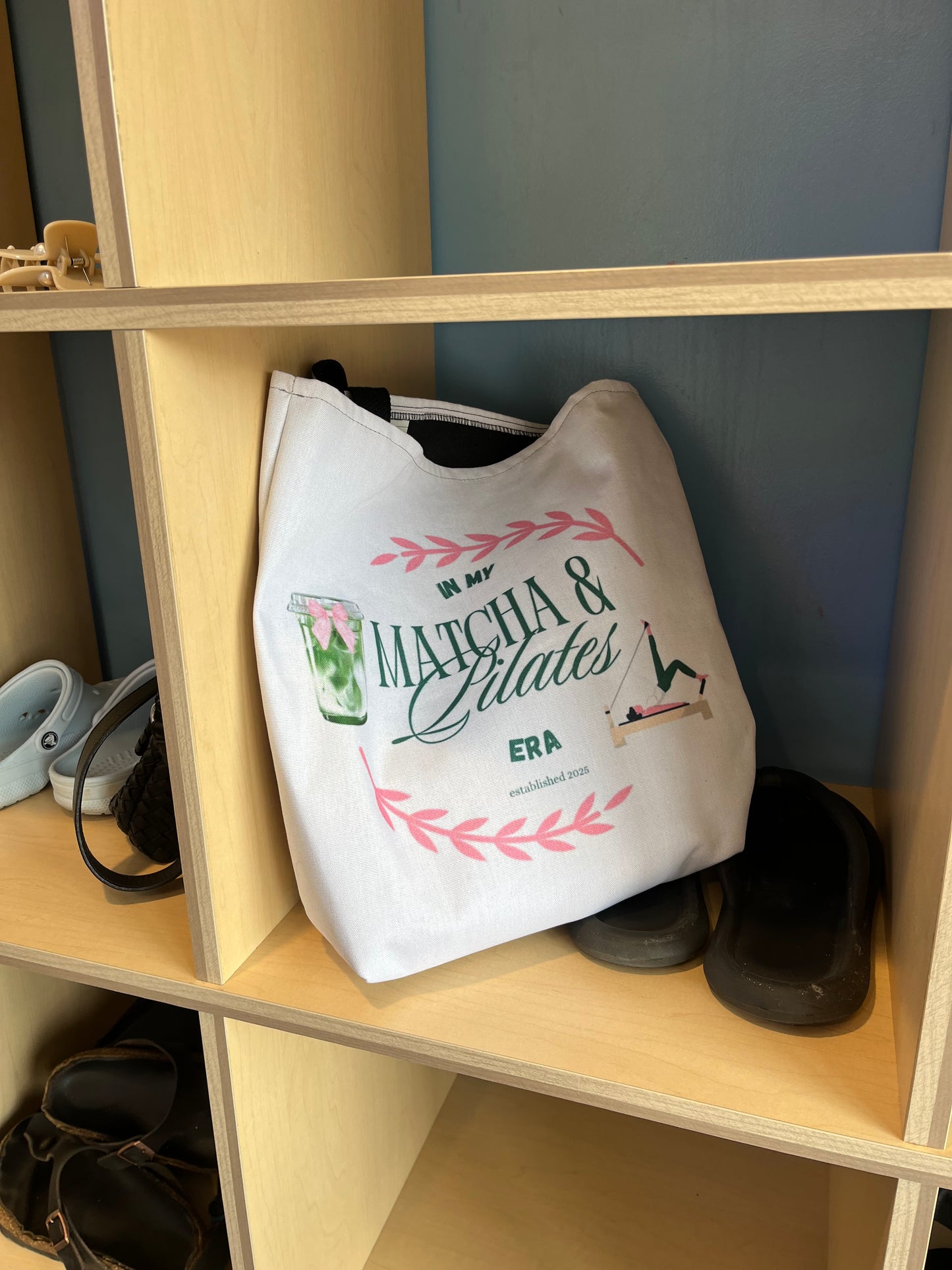 'IN MY MATCHA + PILATES ERA' Tote Bag