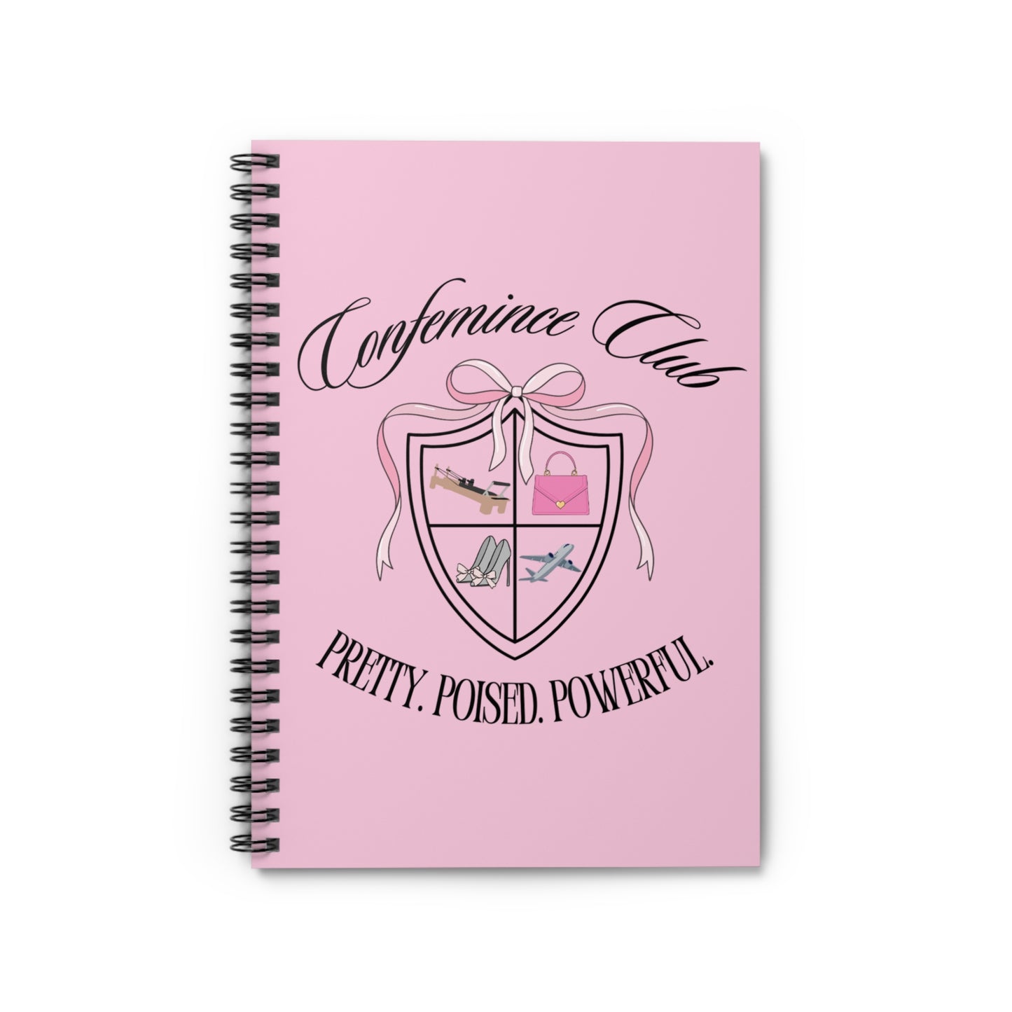 'Confemince Club' Spiral Notebook - Ruled Line