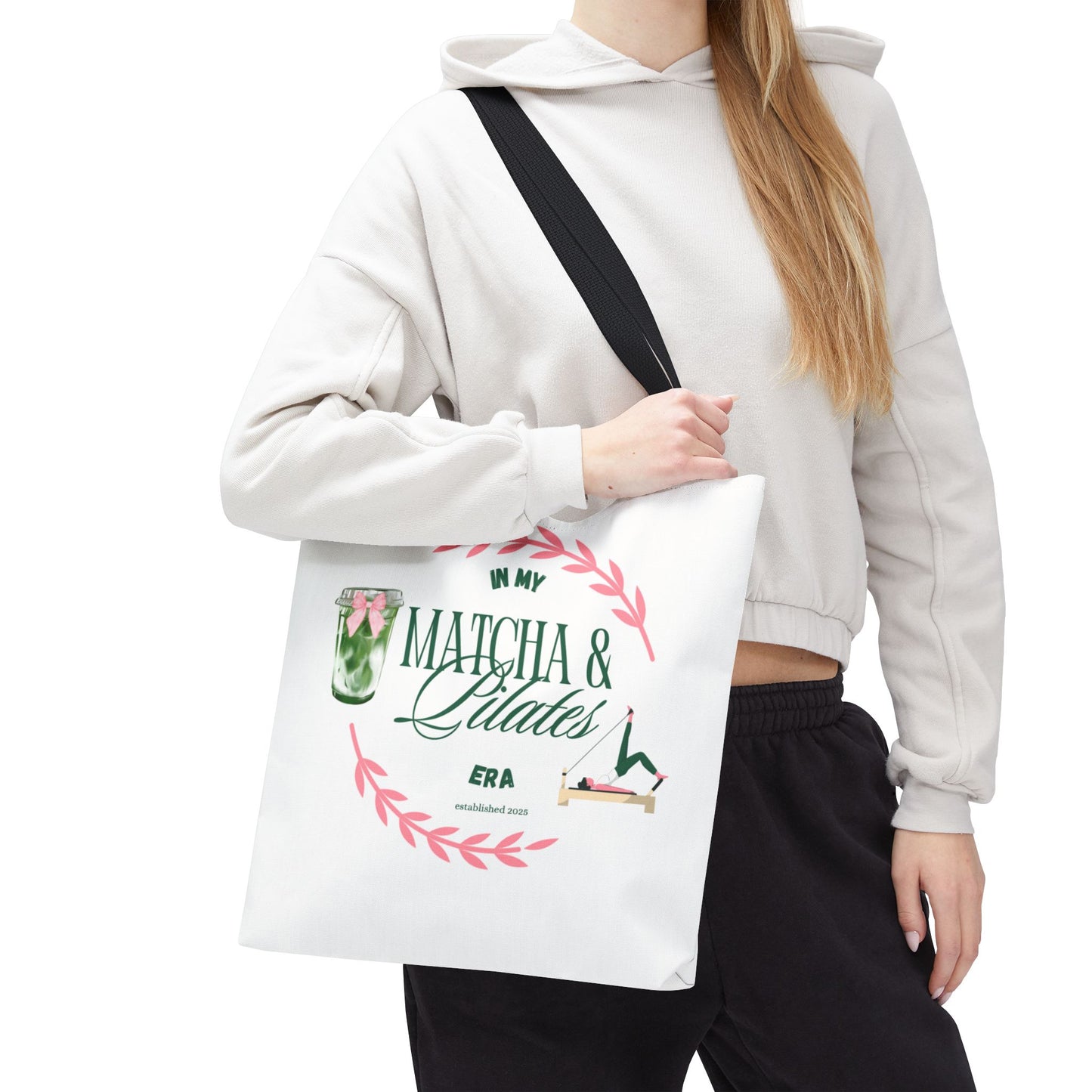 'IN MY MATCHA + PILATES ERA' Tote Bag