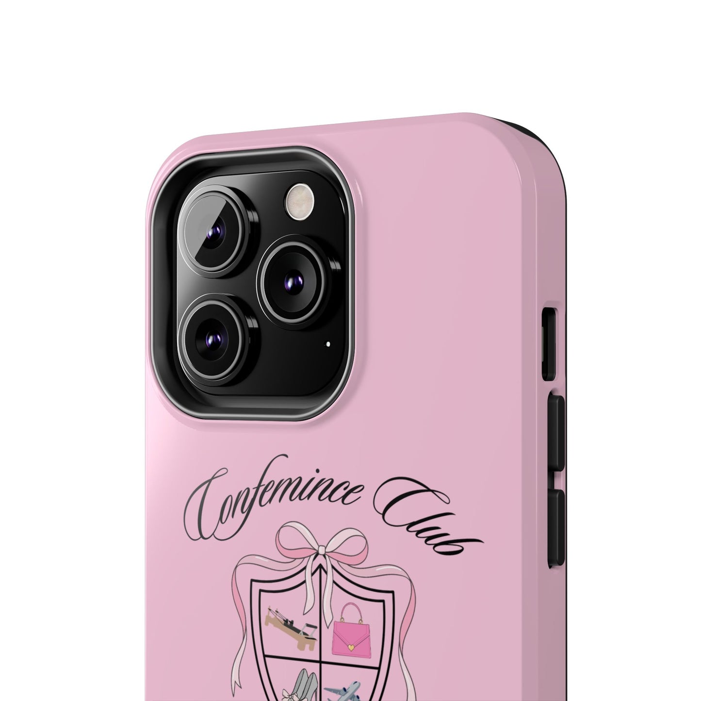 'CONFEMINCE CLUB' Confident + Feminine High Value Woman Quote Phone Case