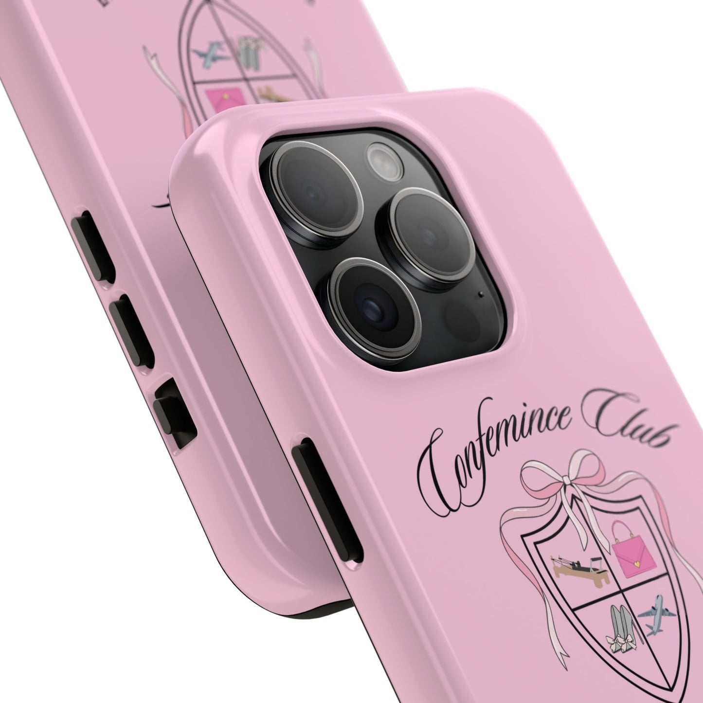 'CONFEMINCE CLUB' Confident + Feminine High Value Woman Quote Phone Case