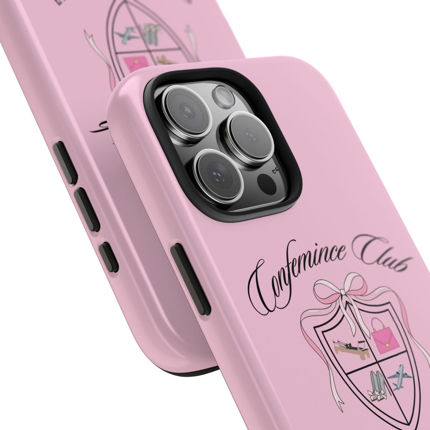 'CONFEMINCE CLUB' Confident + Feminine High Value Woman Quote Phone Case