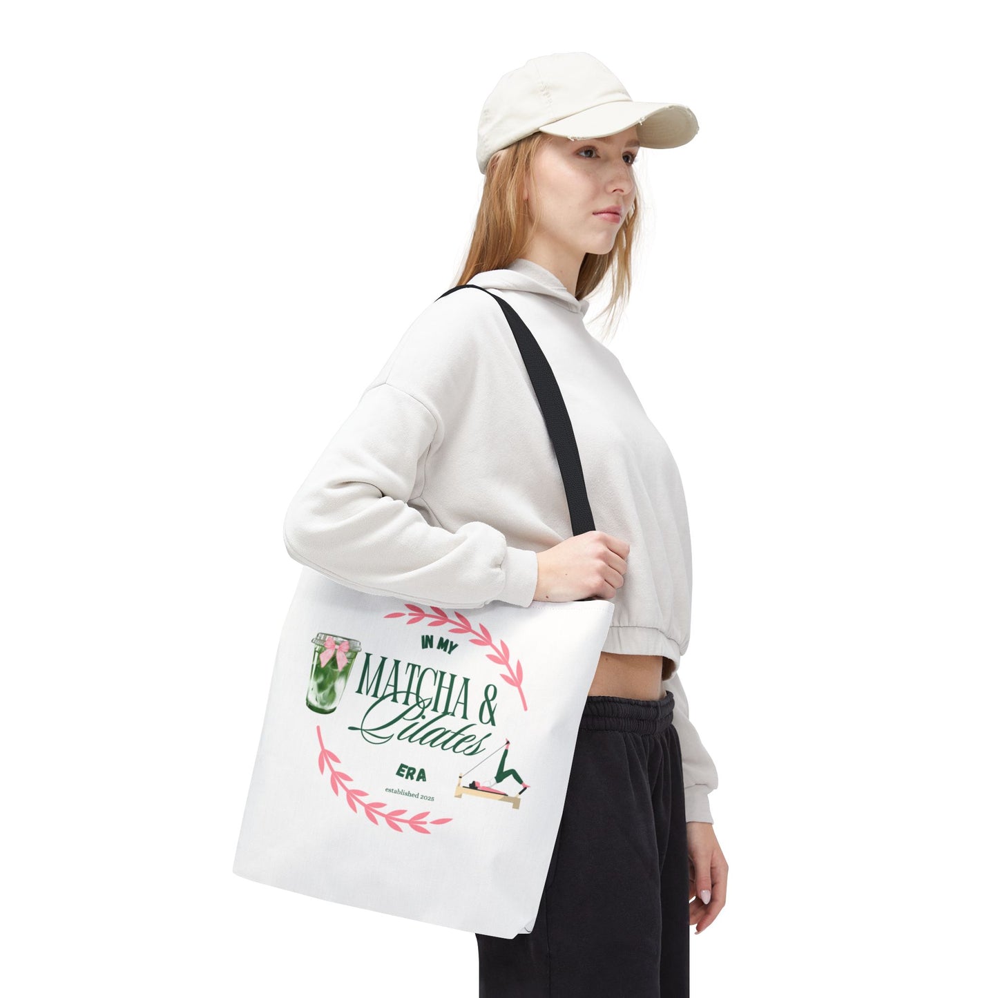 'IN MY MATCHA + PILATES ERA' Tote Bag