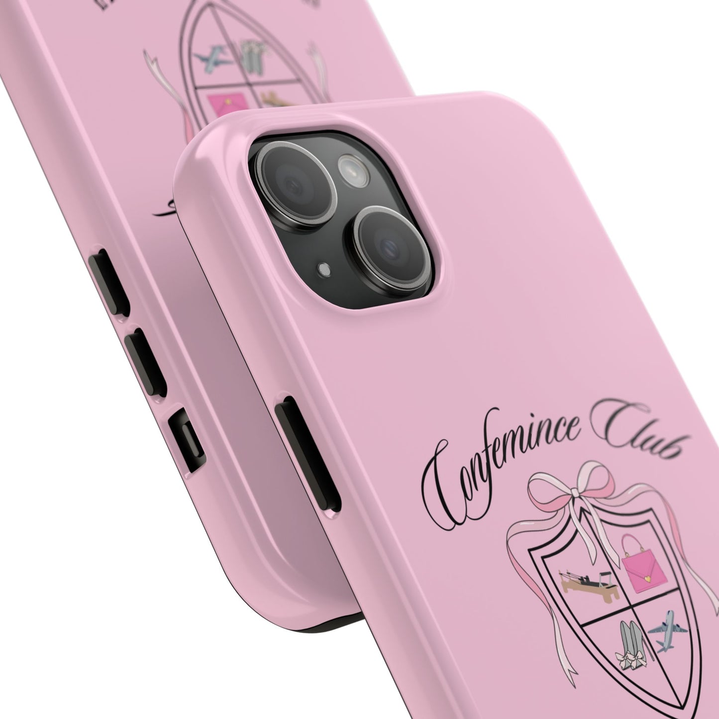 'CONFEMINCE CLUB' Confident + Feminine High Value Woman Quote Phone Case