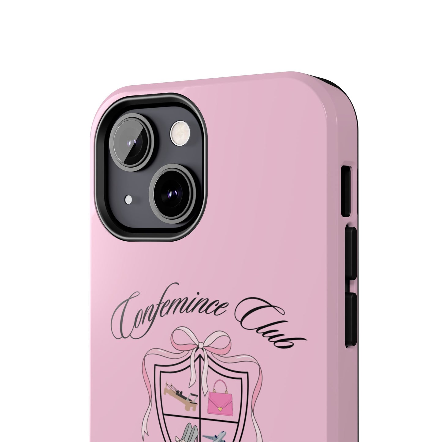 'CONFEMINCE CLUB' Confident + Feminine High Value Woman Quote Phone Case