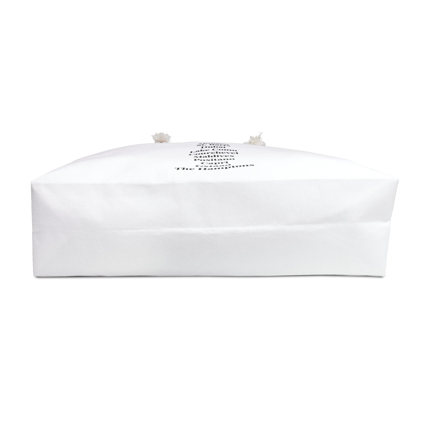 'Million Dollar Destinations' Luxury Travel Weekender Bag [White]