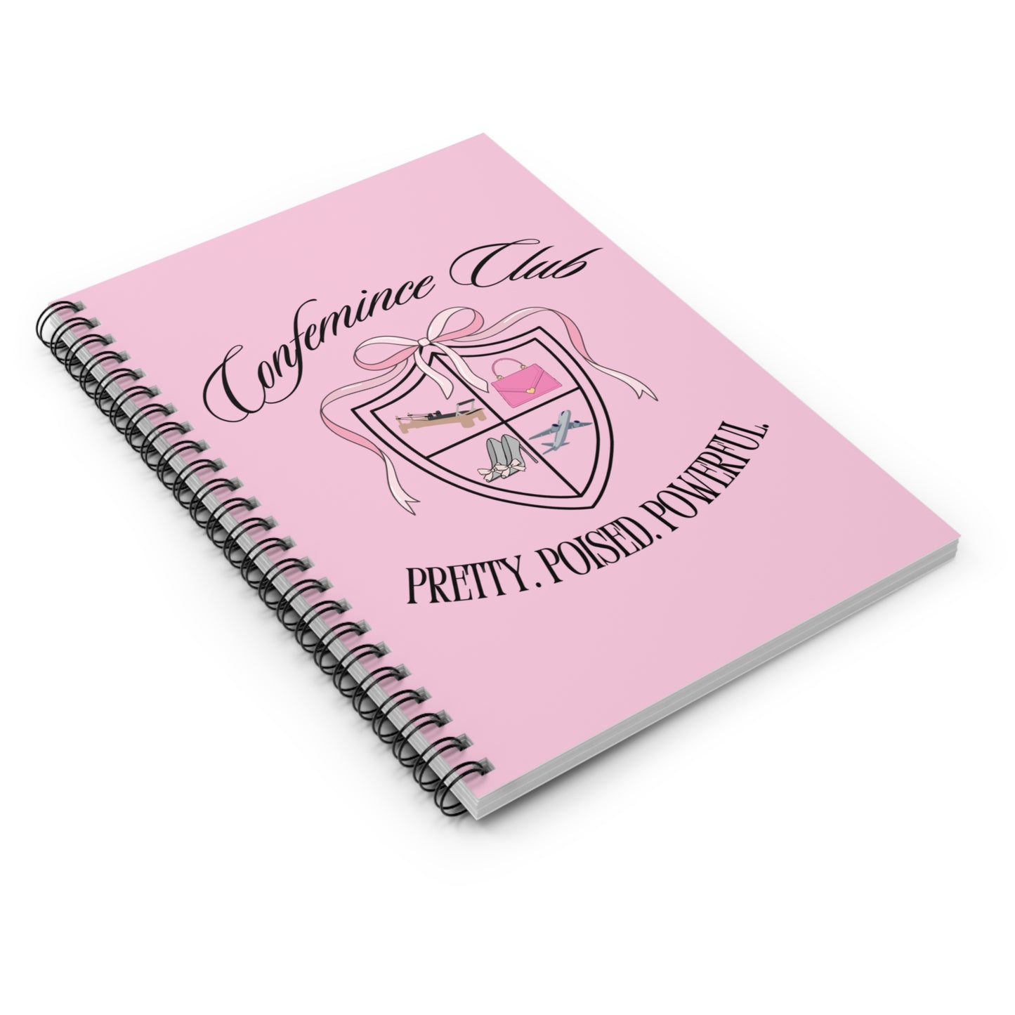 'Confemince Club' Spiral Notebook - Ruled Line
