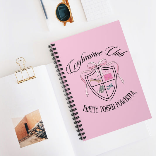 'Confemince Club' Spiral Notebook - Ruled Line