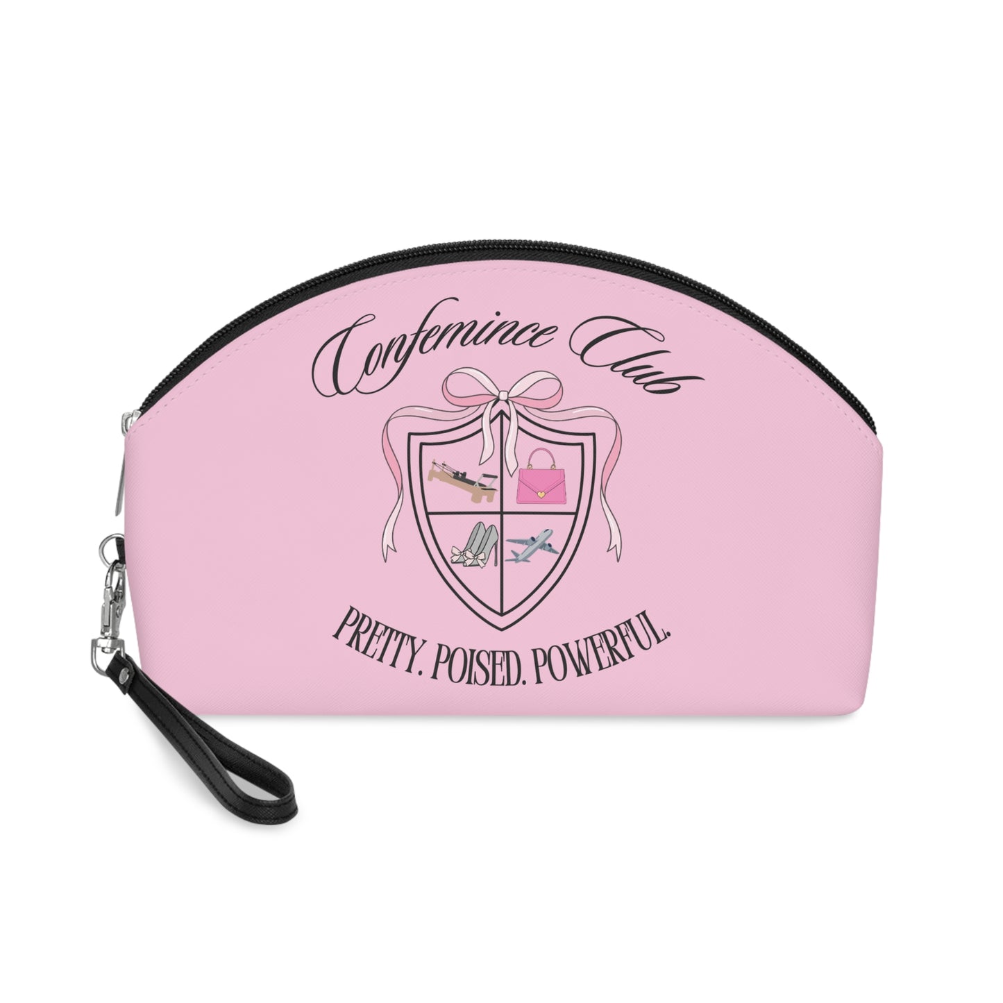 'Confemince Club' Travel Makeup Bag