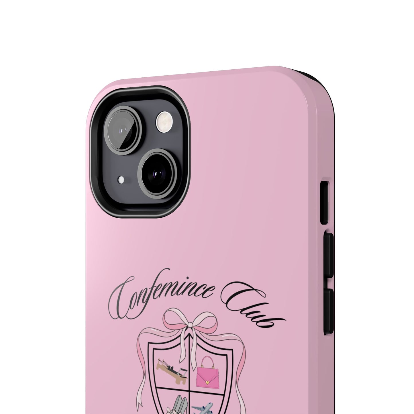 'CONFEMINCE CLUB' Confident + Feminine High Value Woman Quote Phone Case