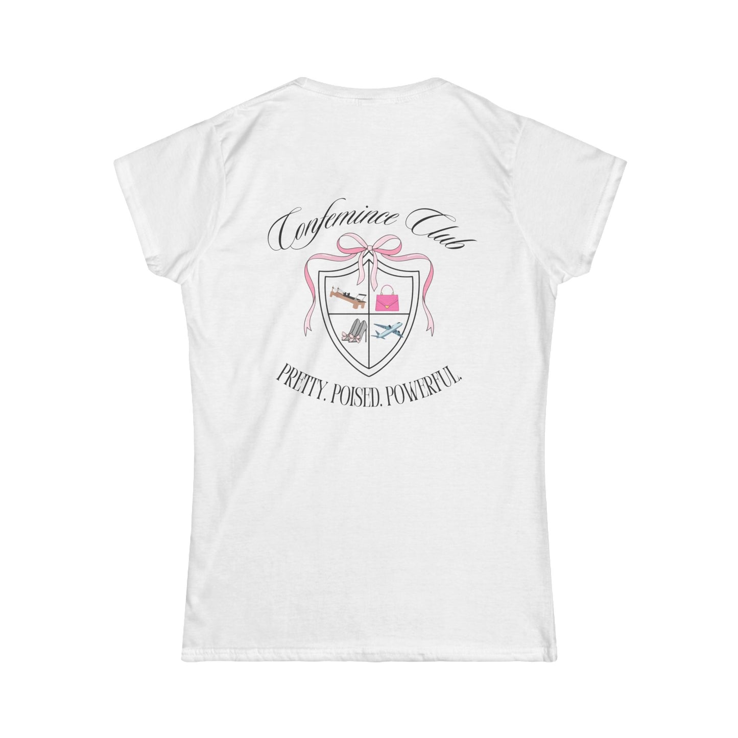 'Confemince Club' Women's Softstyle Tee [Feminine Fit]