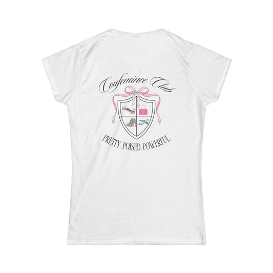 'Confemince Club' Women's Softstyle Tee [Feminine Fit]