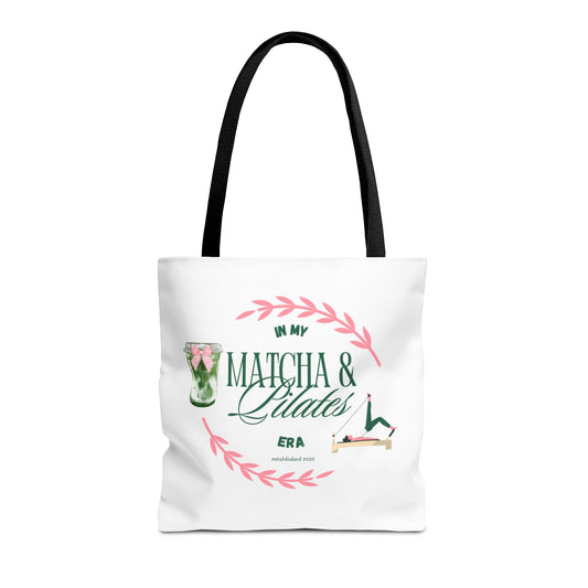 'IN MY MATCHA + PILATES ERA' Tote Bag