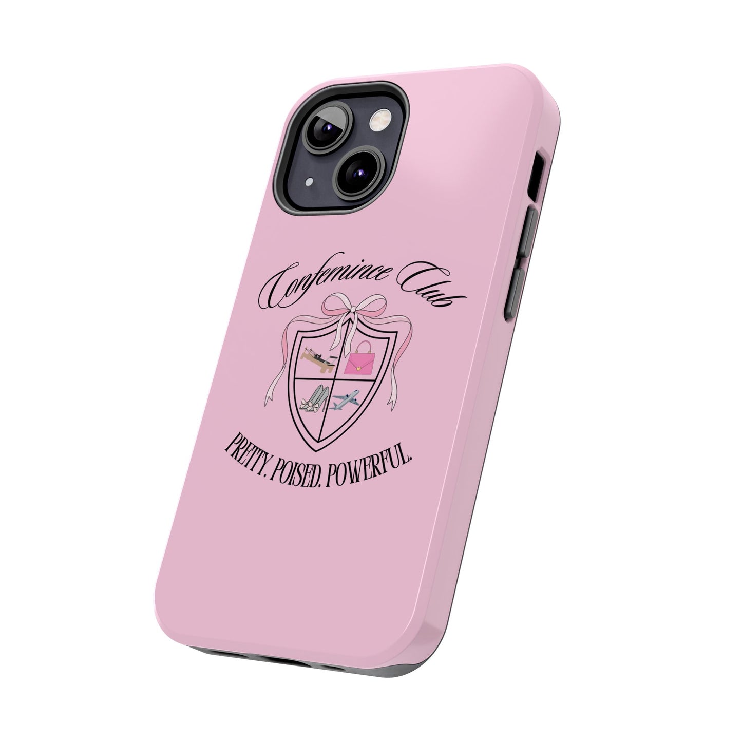 'CONFEMINCE CLUB' Confident + Feminine High Value Woman Quote Phone Case