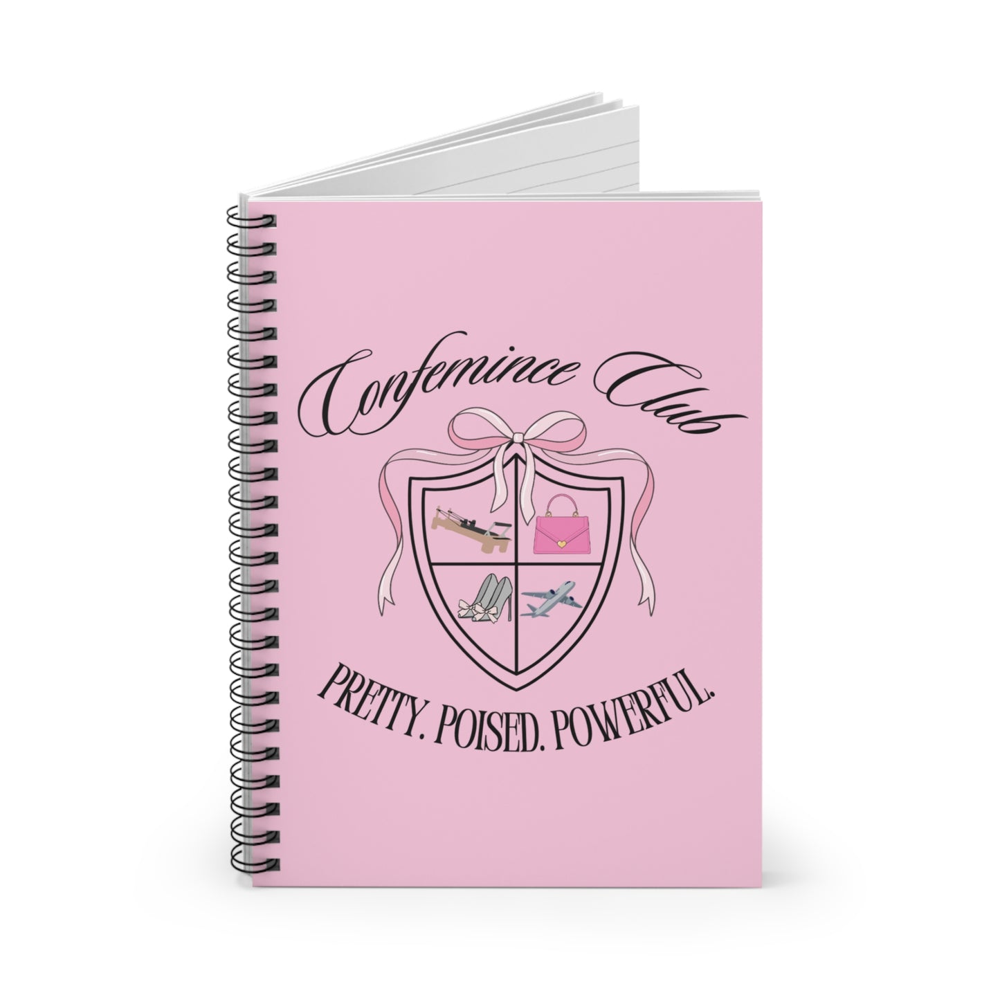 'Confemince Club' Spiral Notebook - Ruled Line