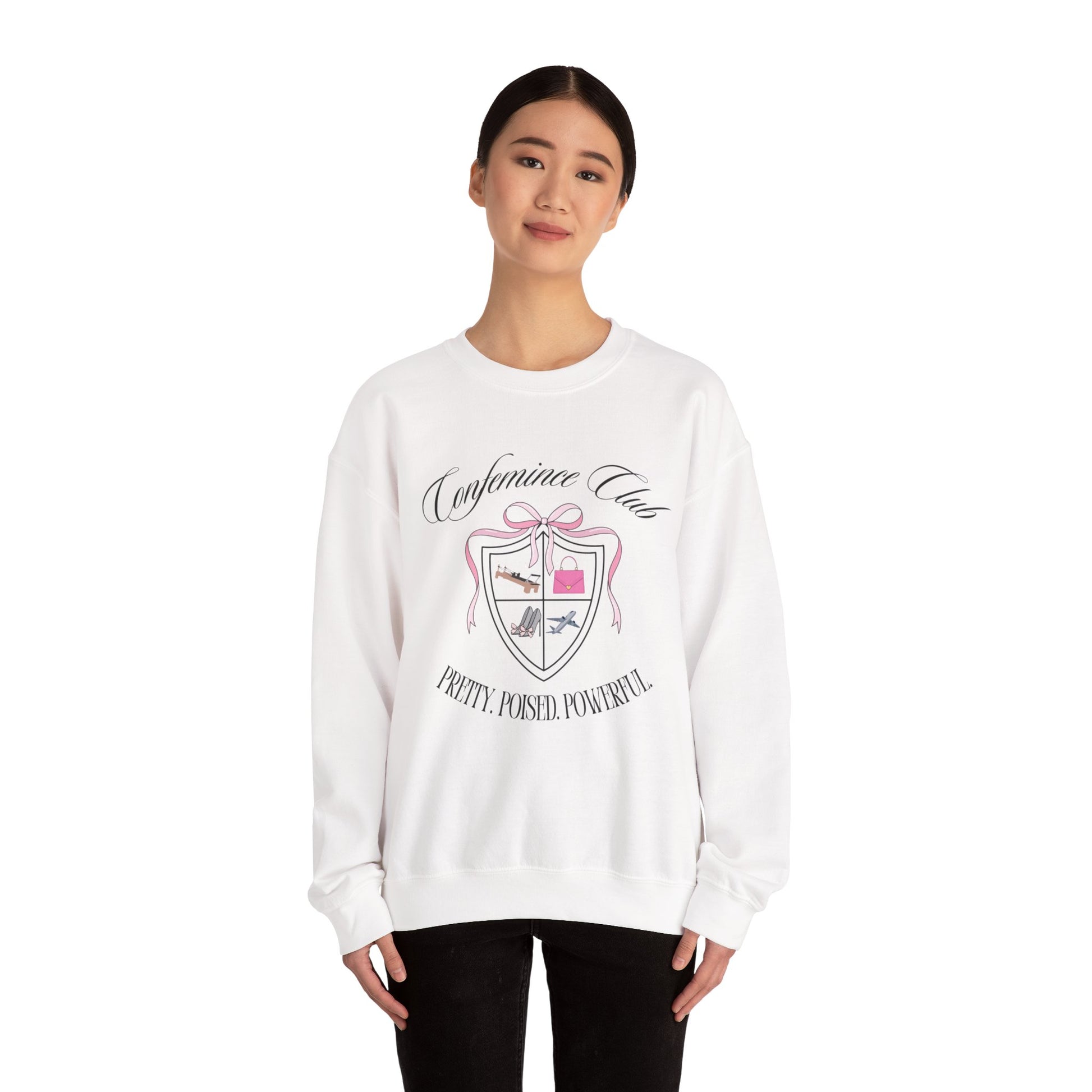 Elevate your everyday look with CONFEMINCE crewnecks—soft, stylish, and made for the high-value woman who wants comfort, confidence, and luxury vibes. This CONFEMINCE crewneck blends comfort and confidence—perfect for the feminine, high-value woman who turns heads and sets standards wherever she goes.